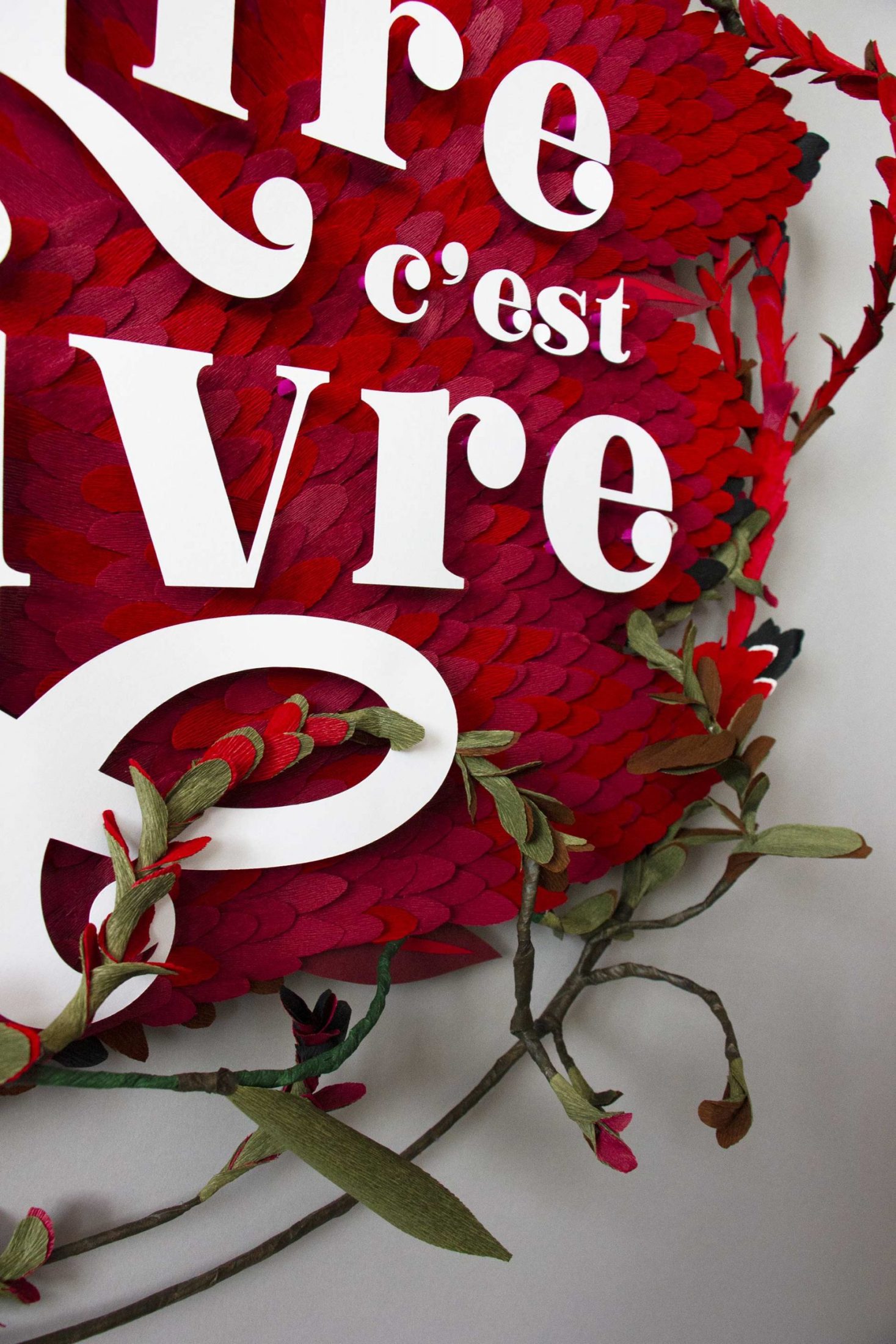 sculpture de stéphane buyens - détail sur Lire c'est vivre