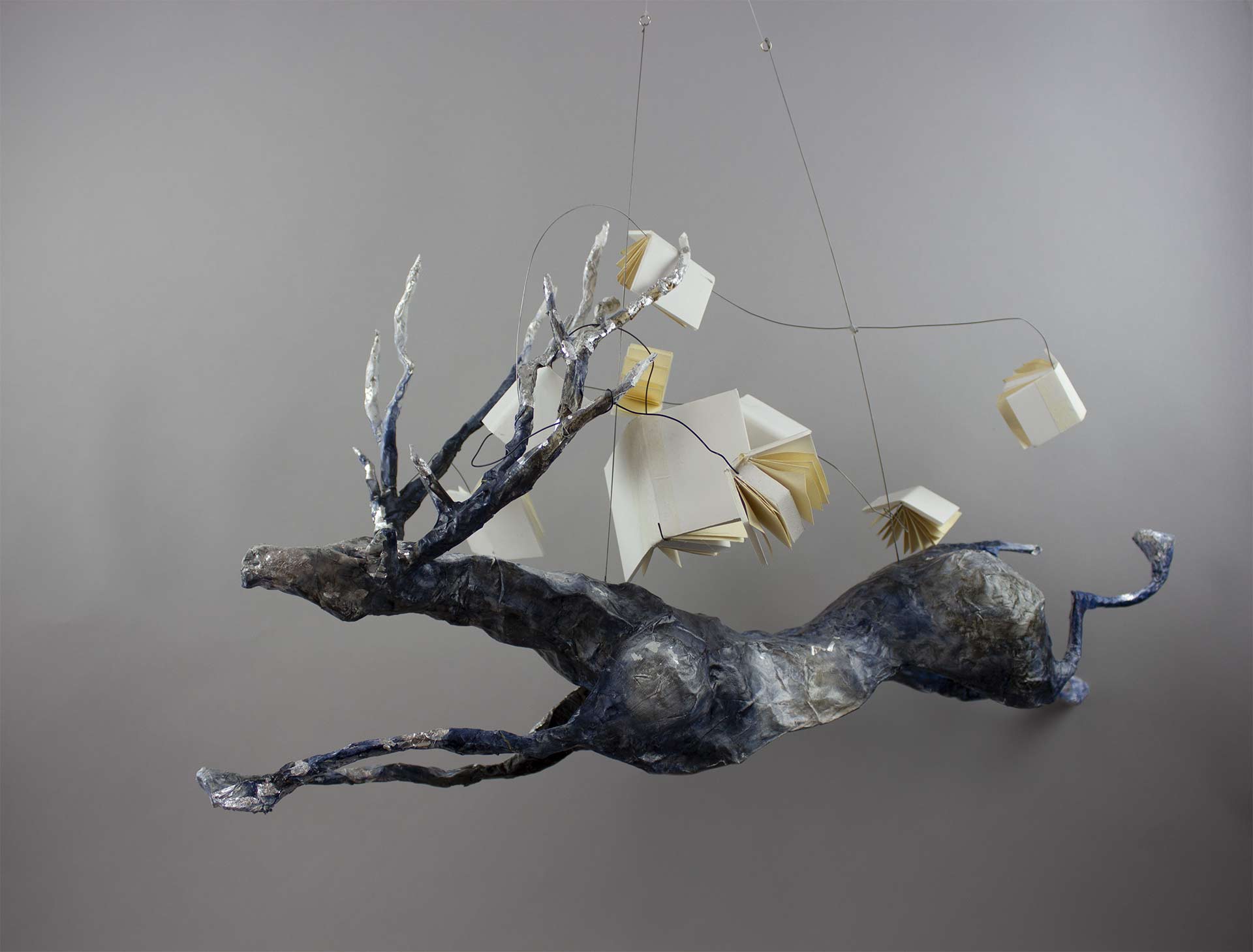 Le Renne des livres-2021 - sculpture de stéphane buyens
