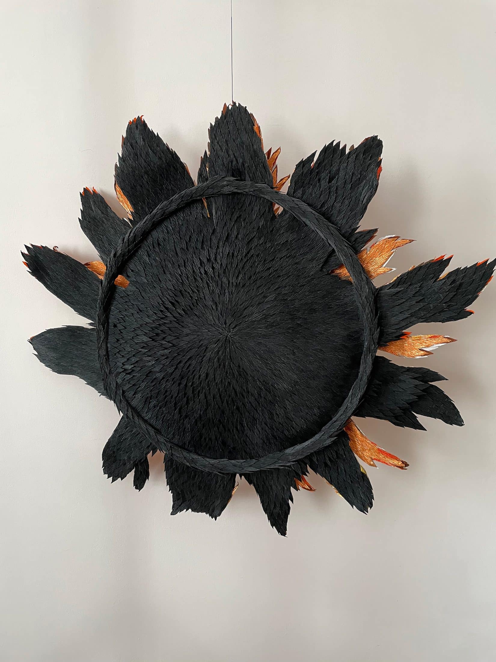 Eclipse de Soleil de cuivre par Stéphane Buyens - papier