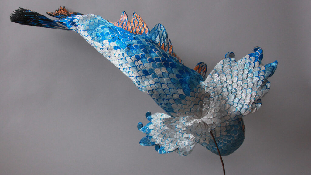 poisson bleu par Stéphane Buyens